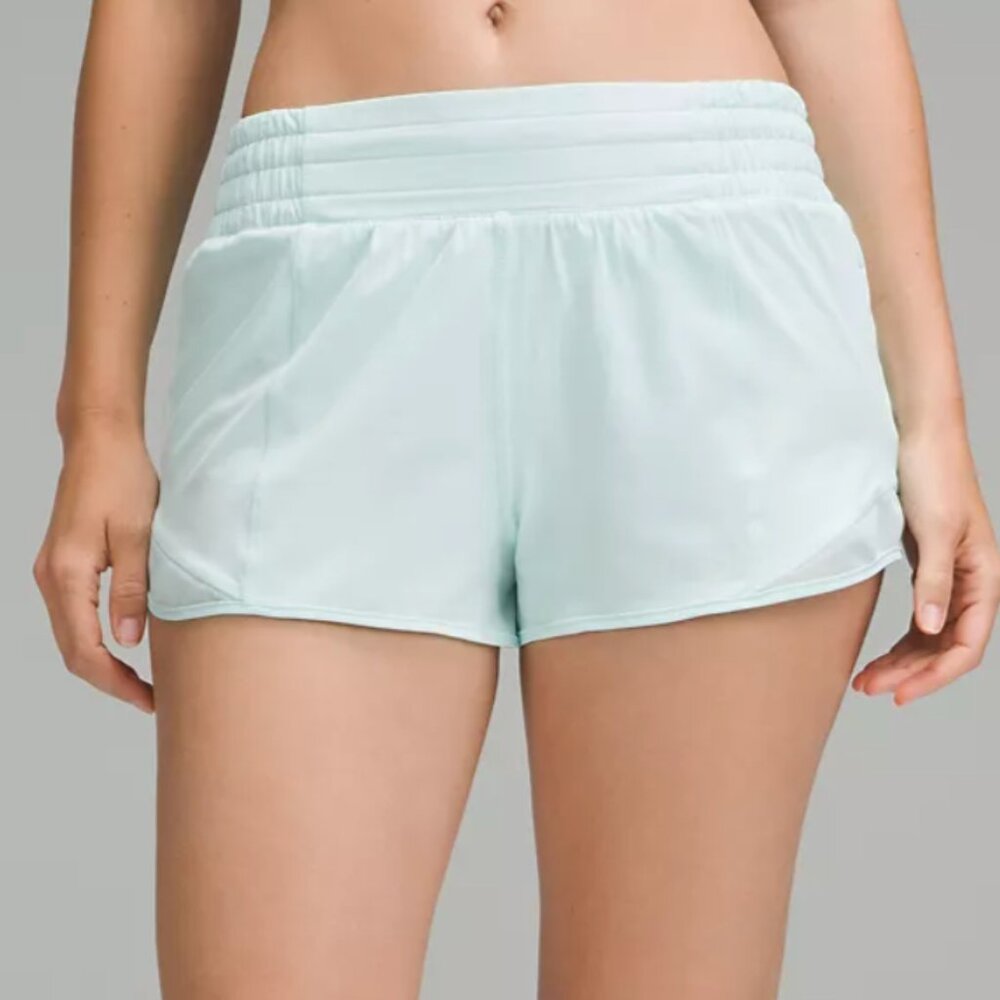 Hotty Hot High-Rise Lined Short, Ideal Mint, Long, 2.5''
